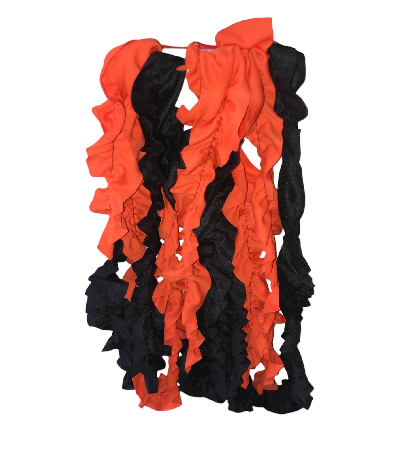 Collares-Hawaianos-Naranja-y-Negro-x5