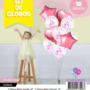 Bouquet de globos FOIL + confetti