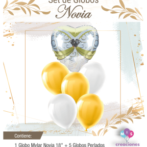 Set de globos Novio/ novia