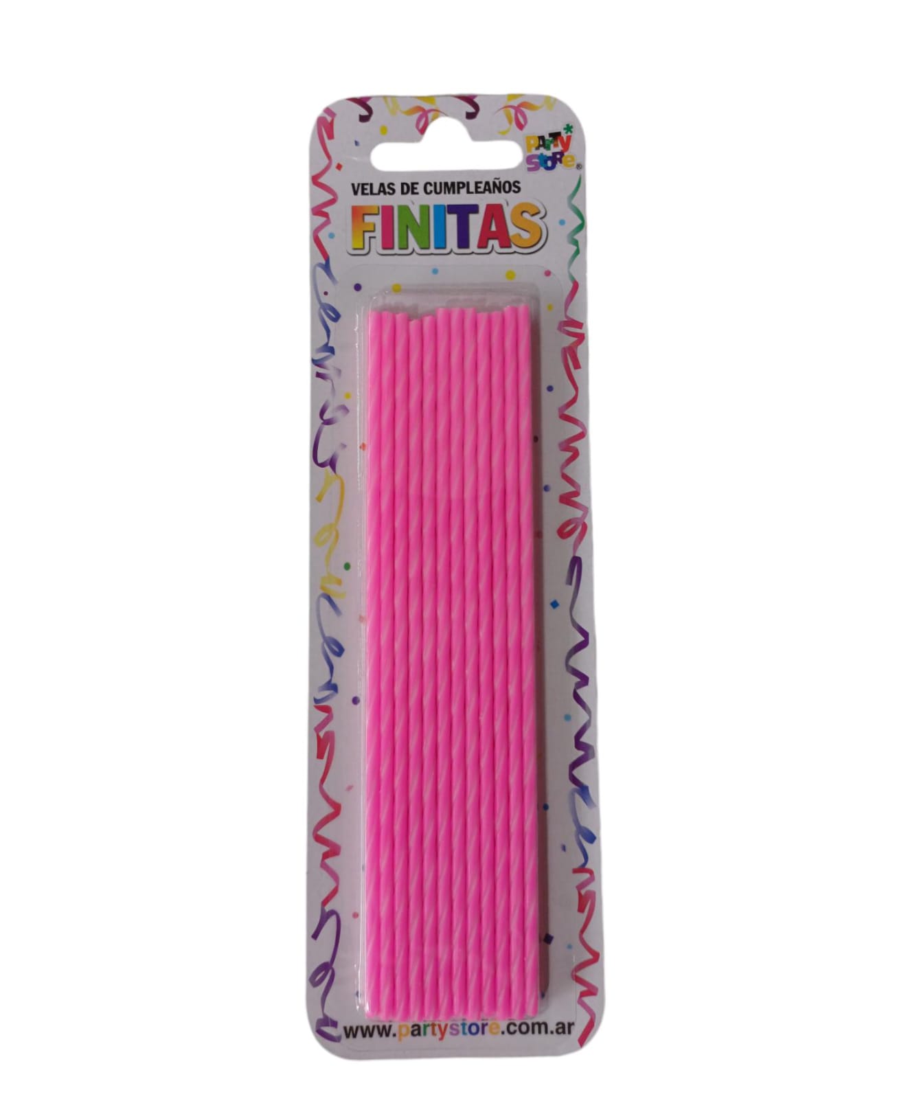 Velas-Finitas-17-cm-Torneadas-Fucsia-x-24