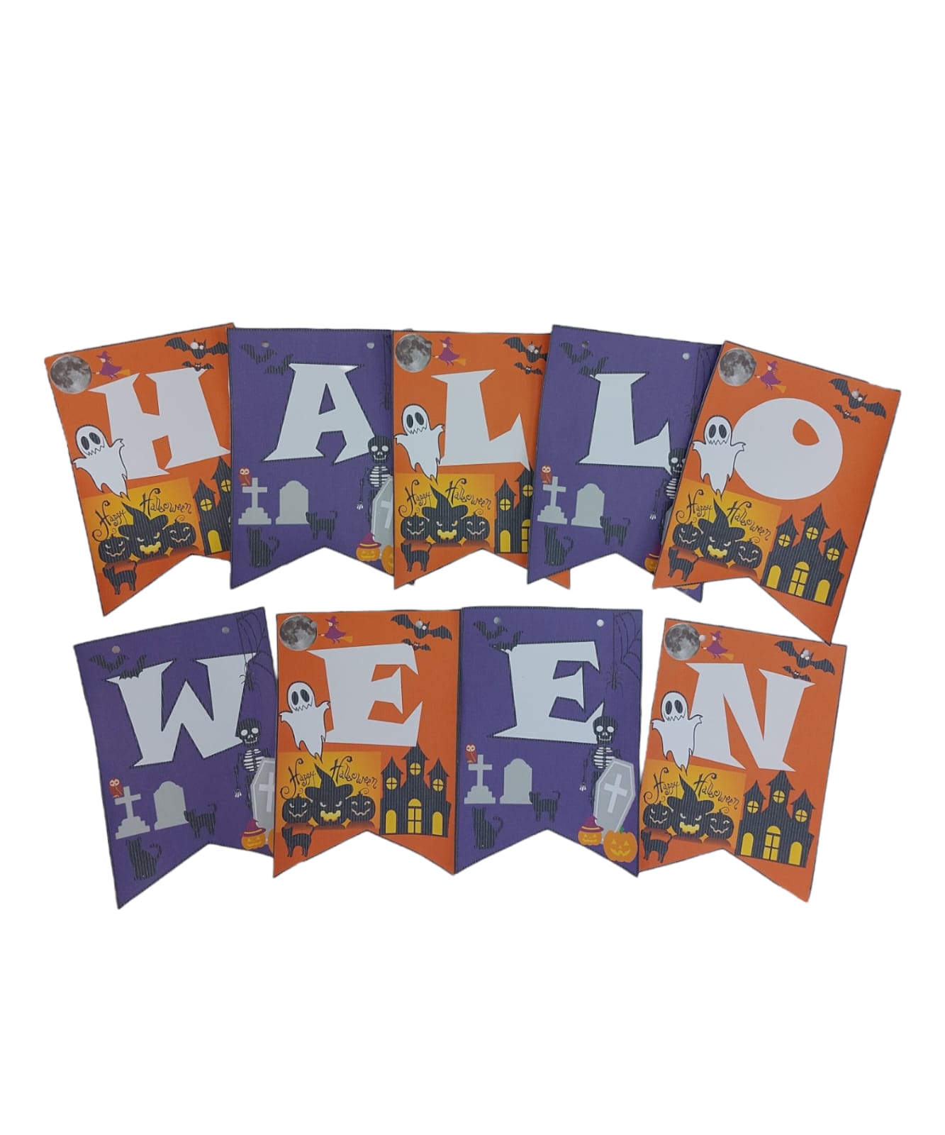 banderin-de-halloween-violeta-con-tumbas