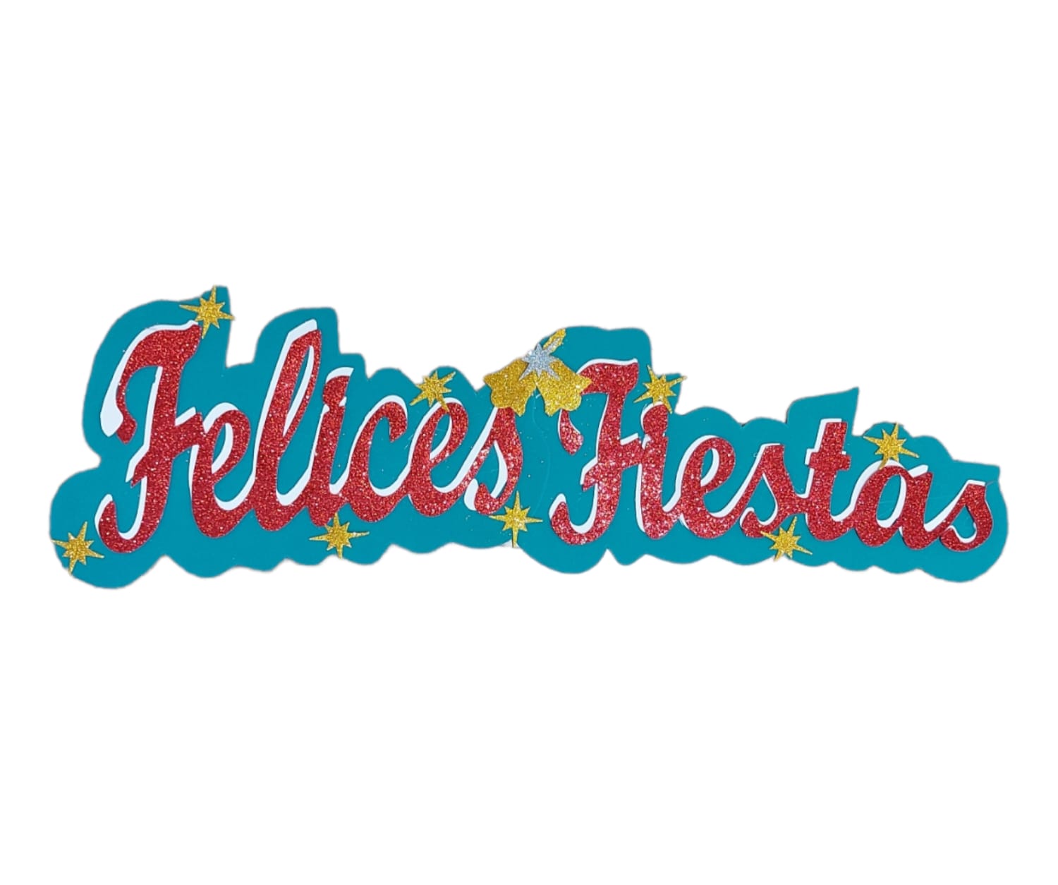 cartel-de-felices-fiestas-verde-con-letras-rojas