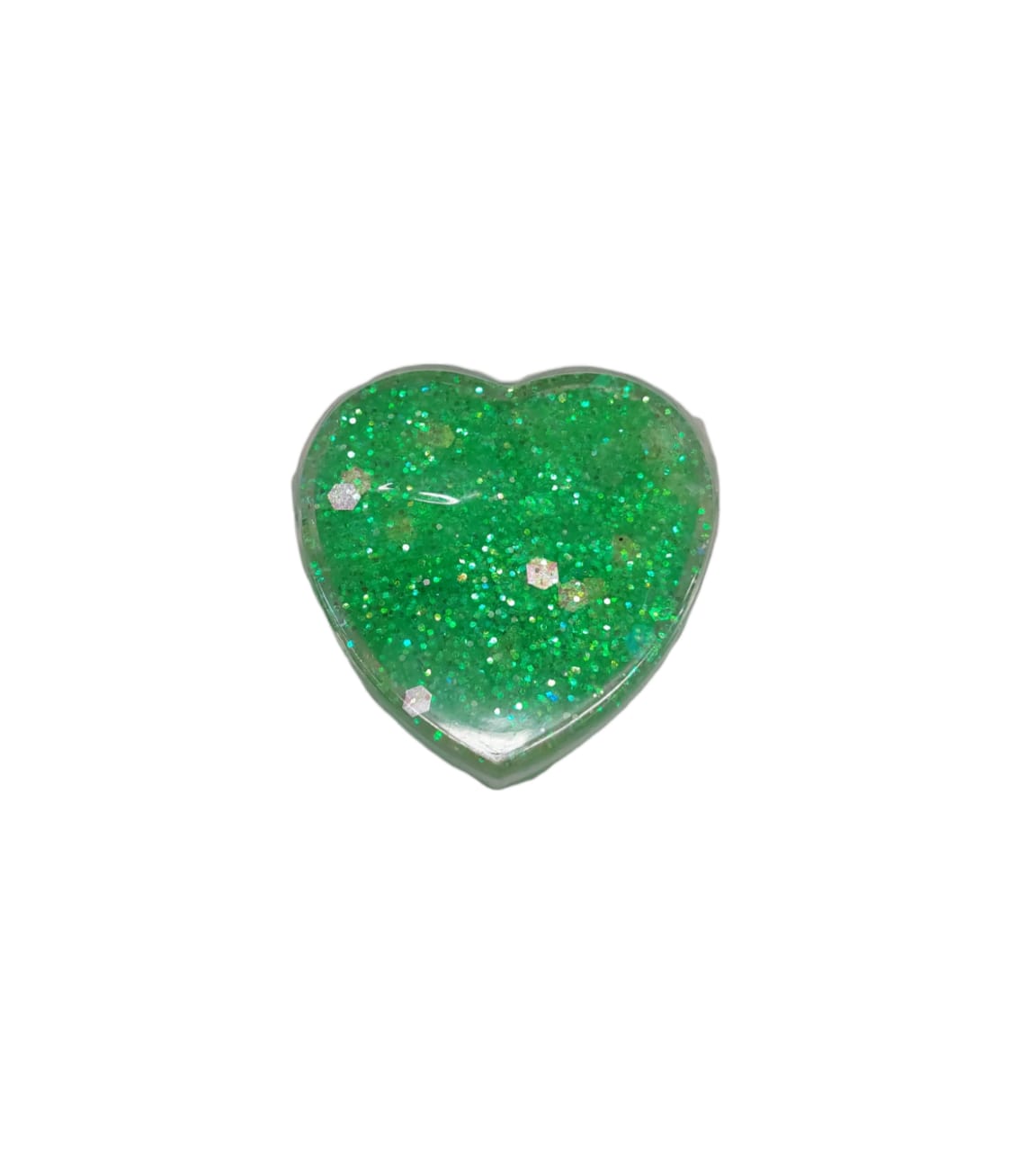 glitter-con-forma-de-corazon-verde-manzana