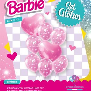 Set de globos mylar + latex estampados