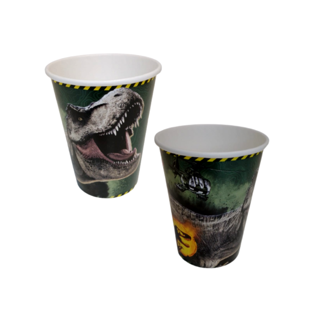 vasos-de-poli-papel-jurassic-world